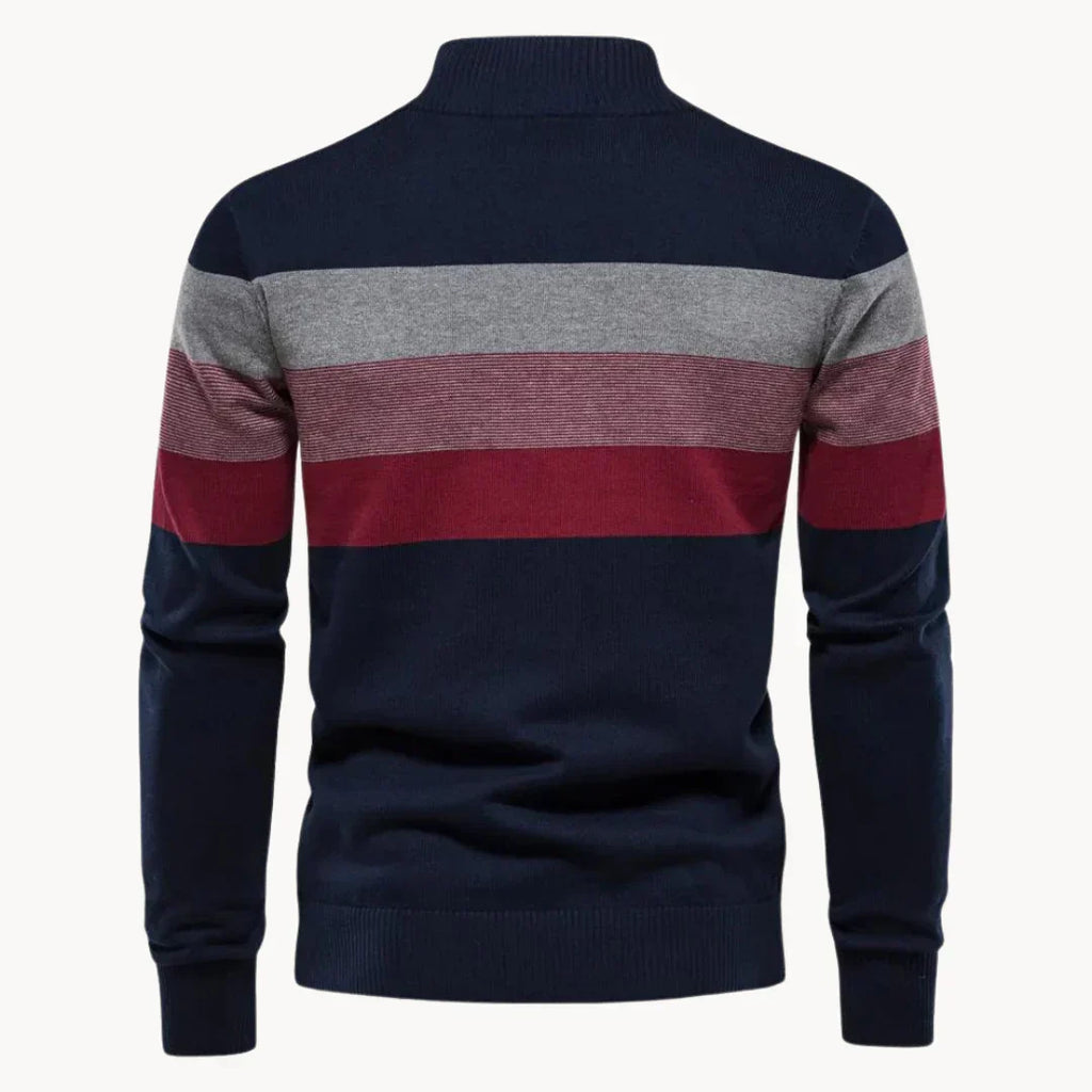 BURK QUARTER ZIP SWEATER