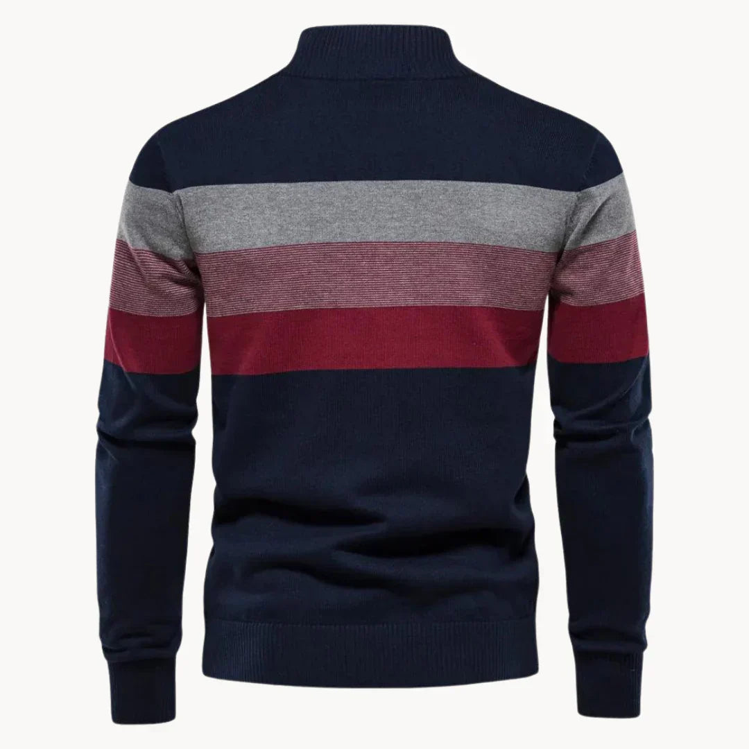 BURK QUARTER ZIP SWEATER