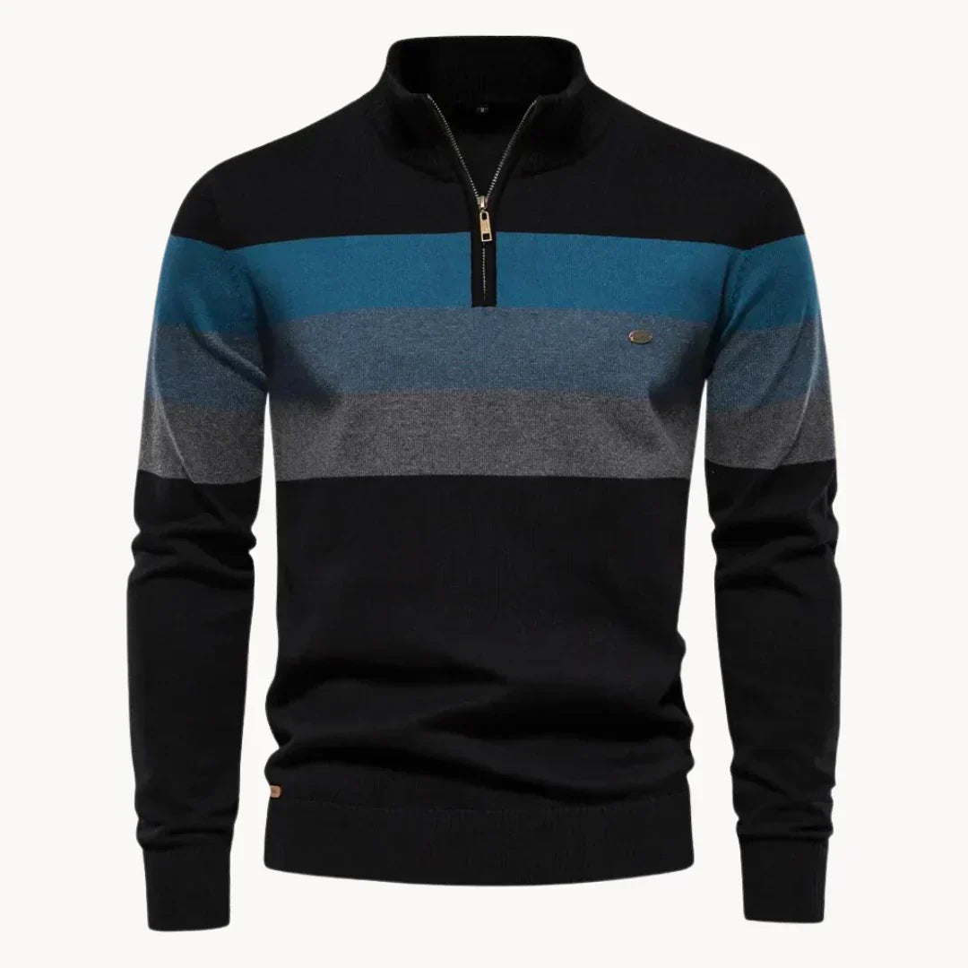 BURK QUARTER ZIP SWEATER