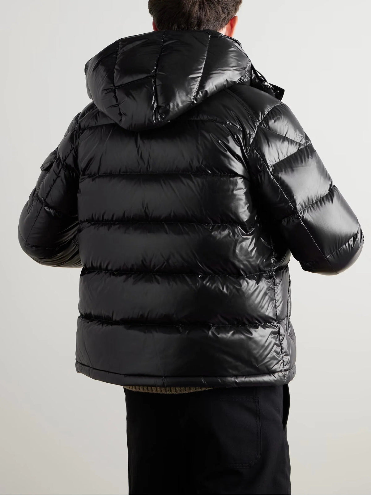 Maya Quilted Hooded Short Down Jacket