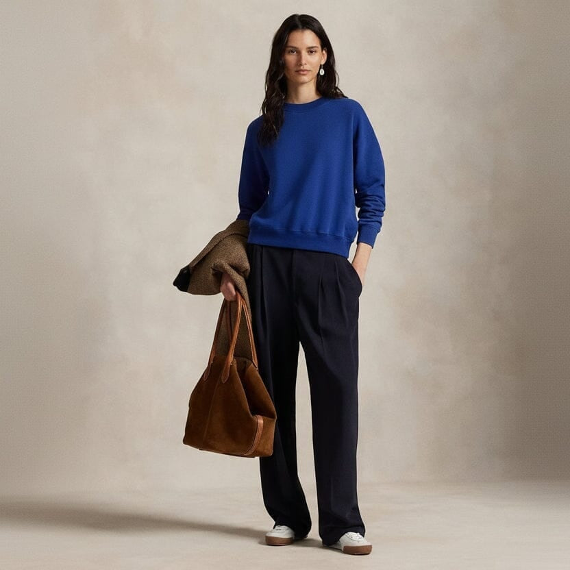Polo Bear Lightweight Fleece Crewneck