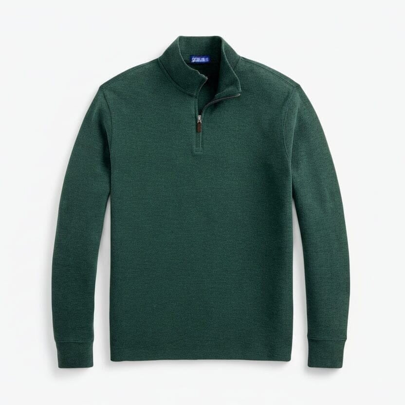 09 - Estate-Rib Quarter-Zip Pullover