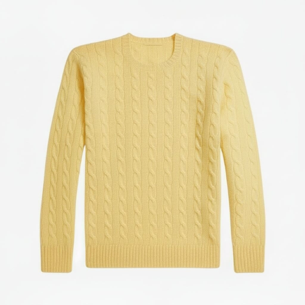 Cable-Knit Wool-Cashmere Jumper
