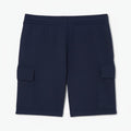 Cotton Fleece Cargo Shorts