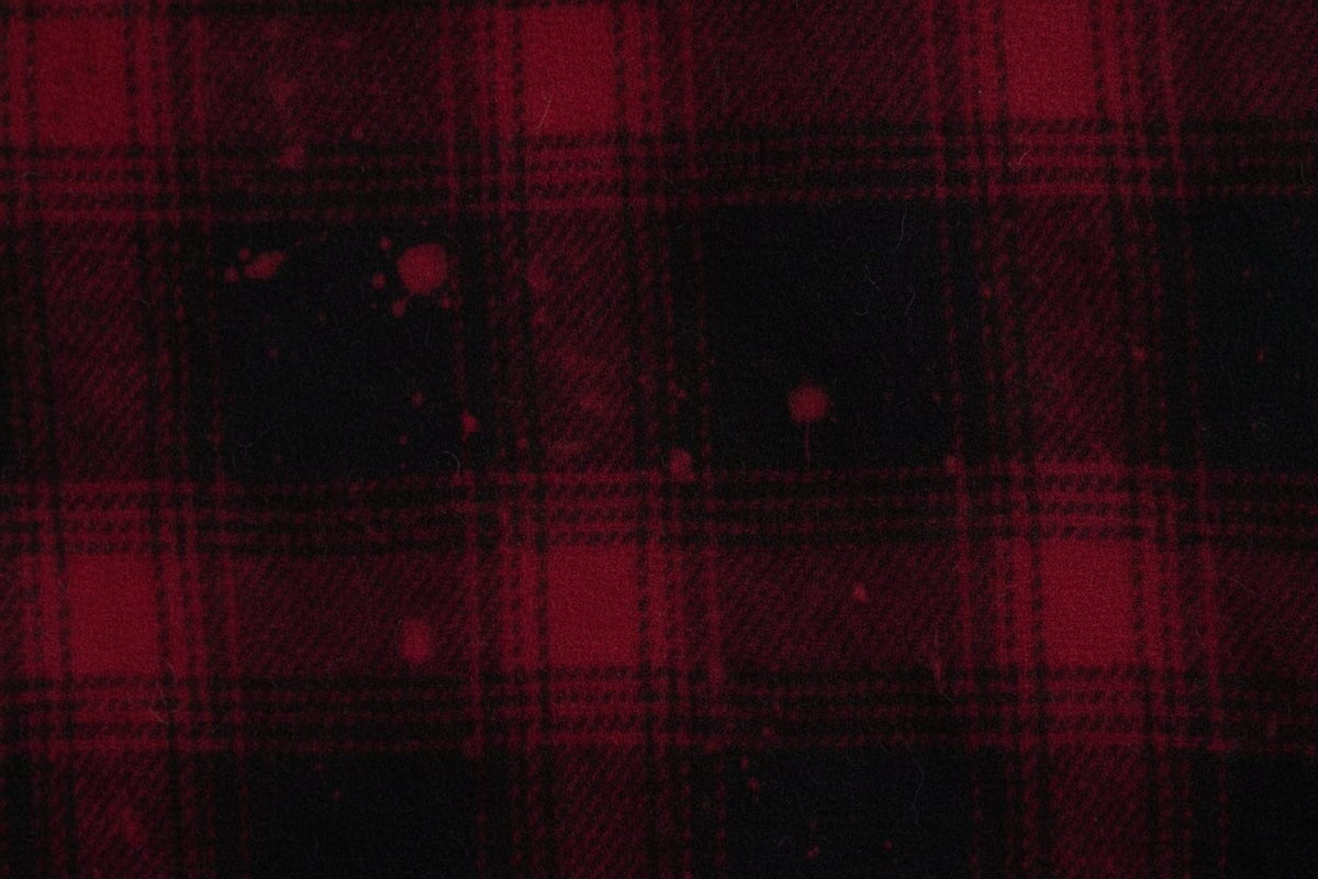 Polo Bear Plaid Wool Scarf