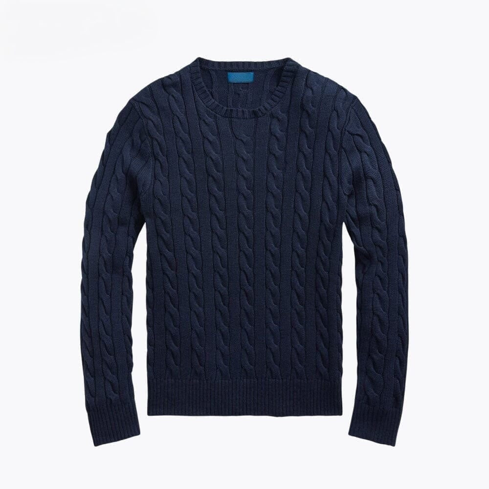 Cable-Knit Cotton Jumper