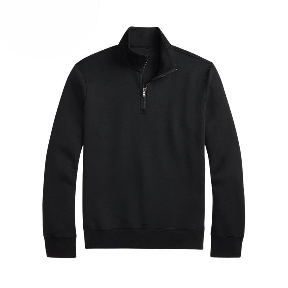 Double-Knit Mockneck Pullover