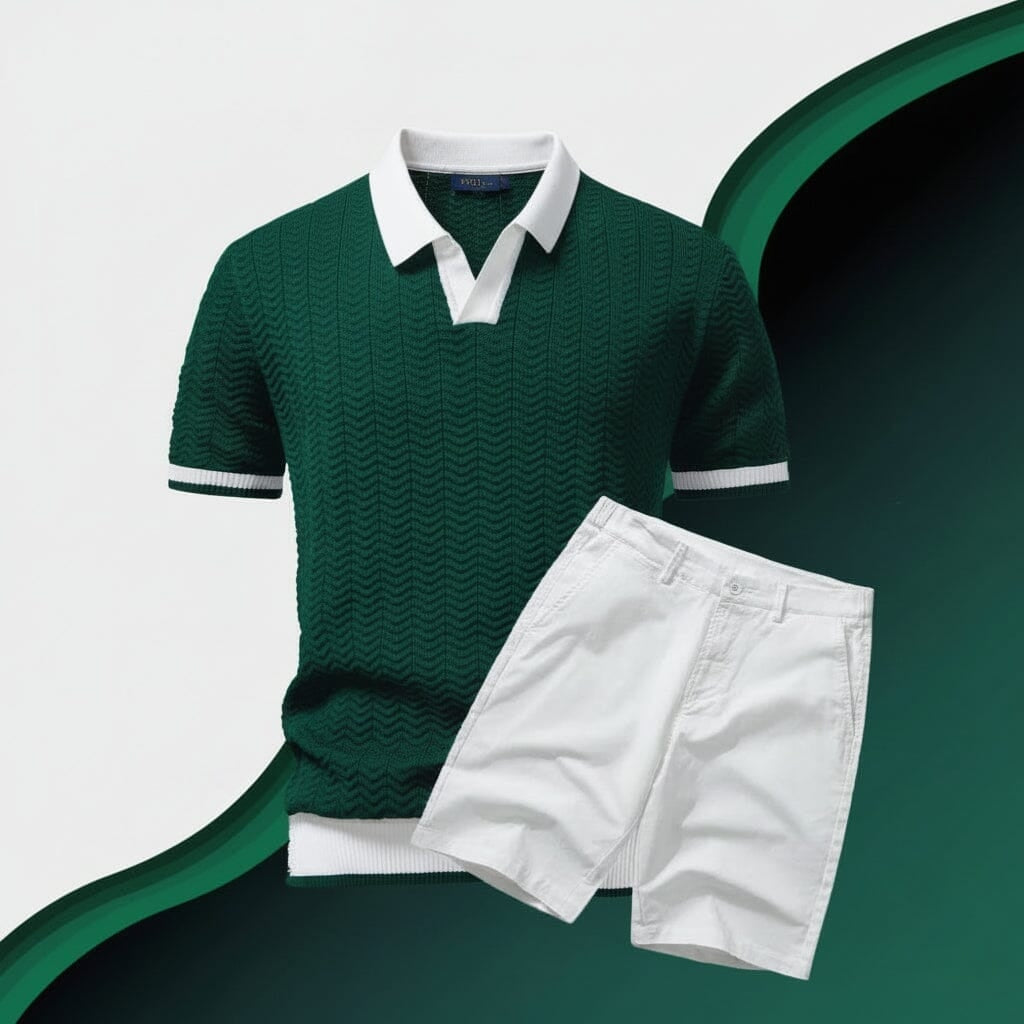 Old Money Polo Shirt + Shorts Set