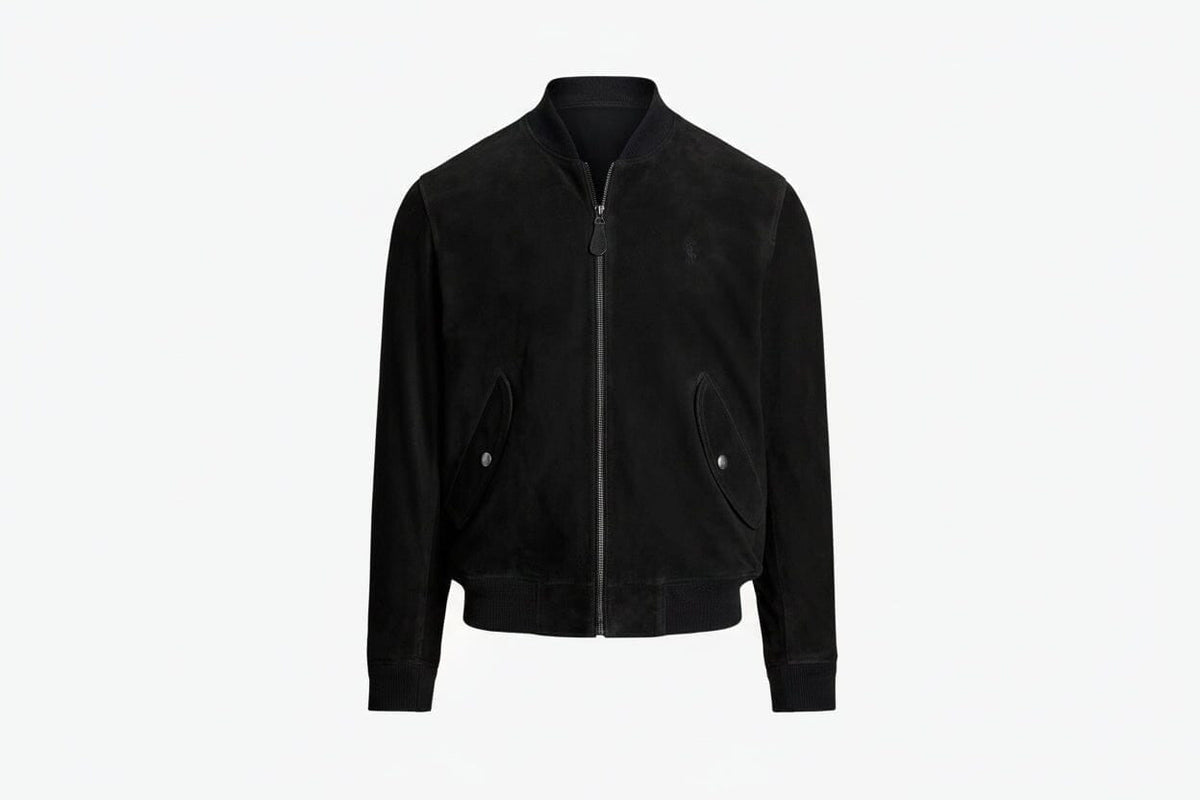 Suede Bomber Jacket