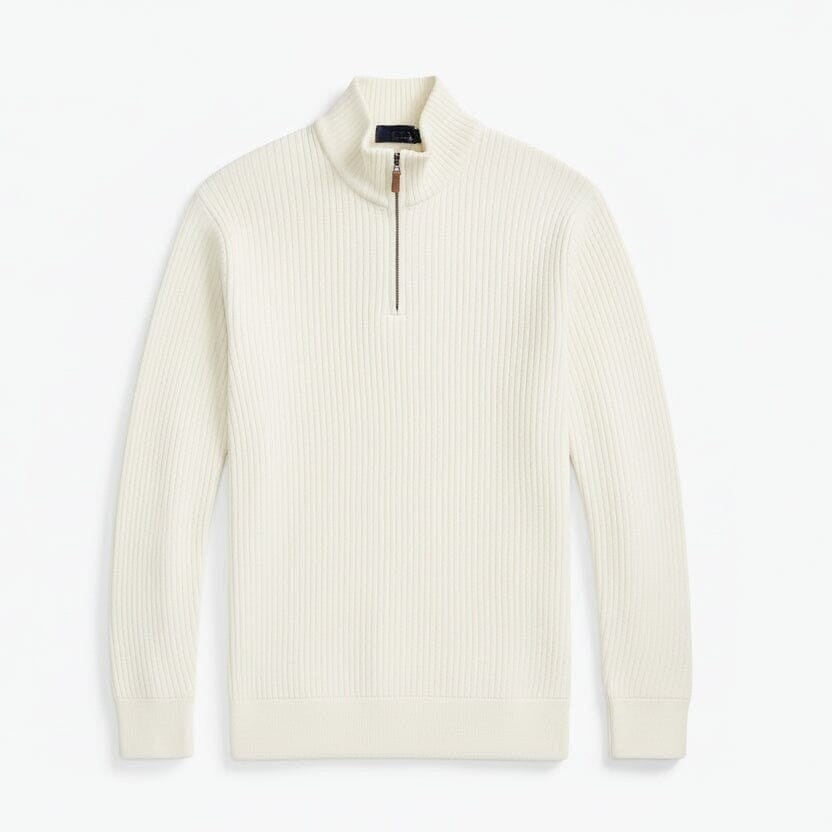 09 - Estate-Rib Quarter-Zip Pullover