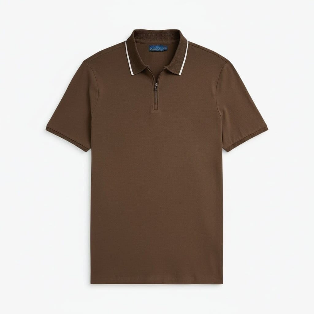 Classic Fit Stretch Mesh Polo Shirt