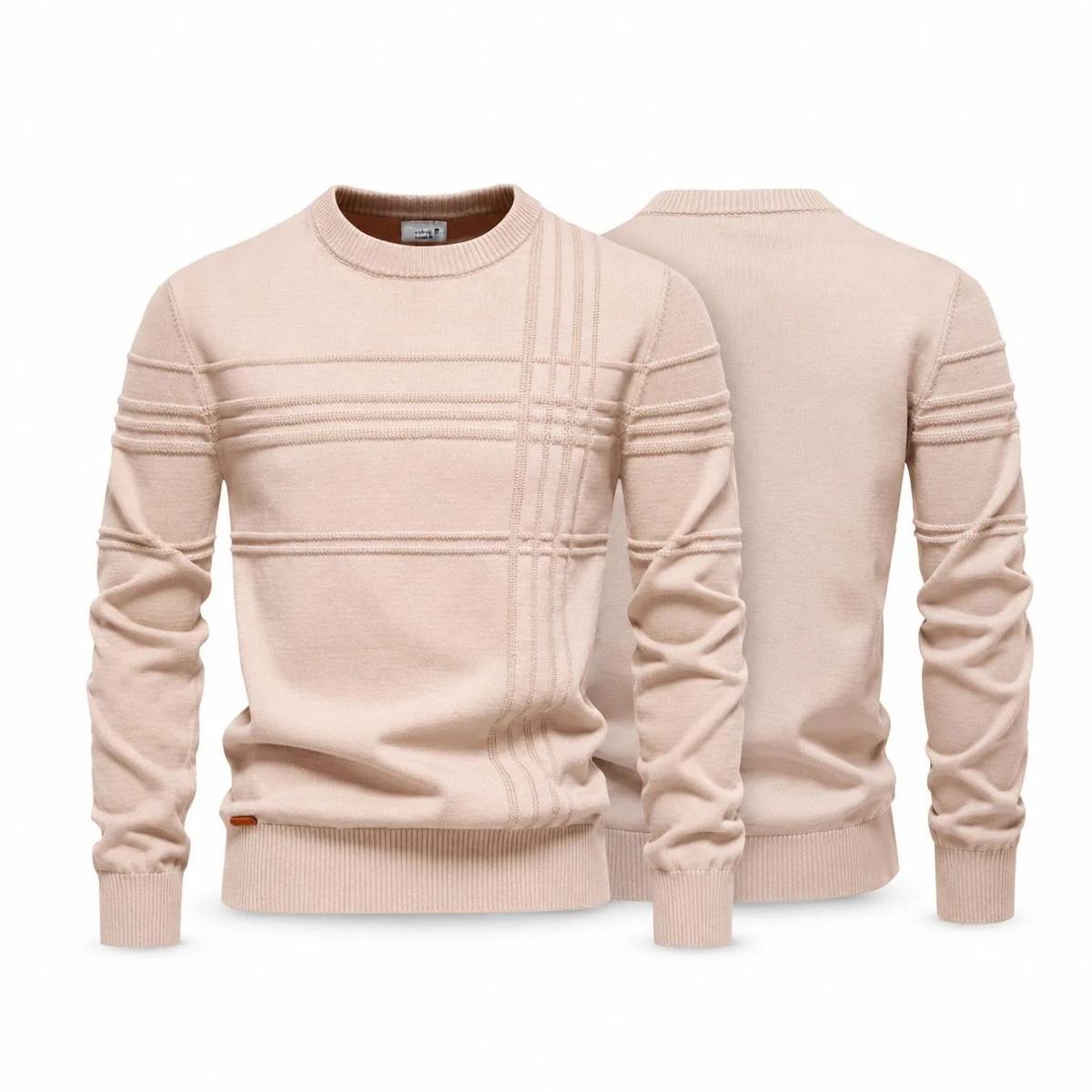 26 - Modern Rundhals-Strickpullover